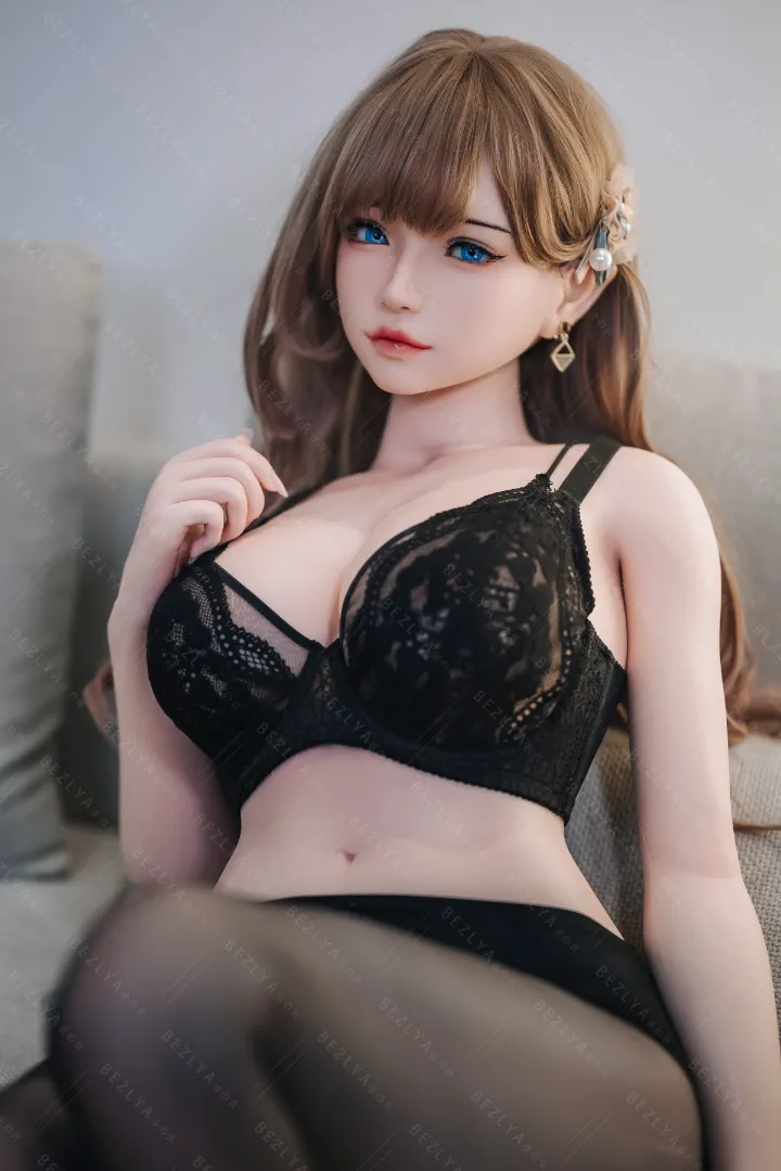 155cm (5ft1) Eカップ 軽量 シリコン ラブドール, 可動式顎 ヘッド Mandragora